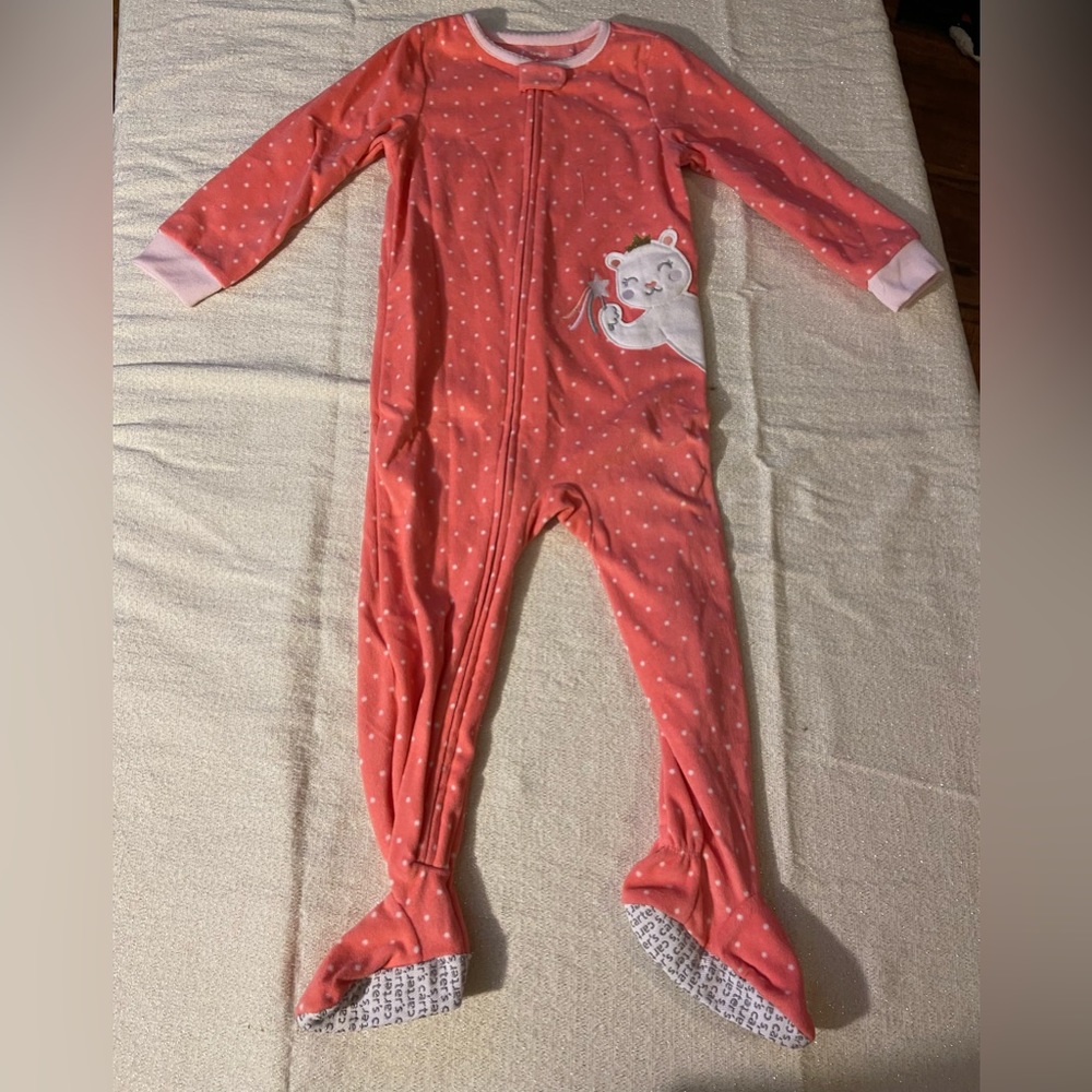Carters girls footie PJs 3T